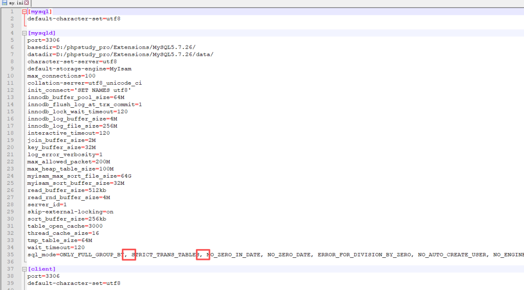 Windows 小皮phpstudy 启动 MySQL报错